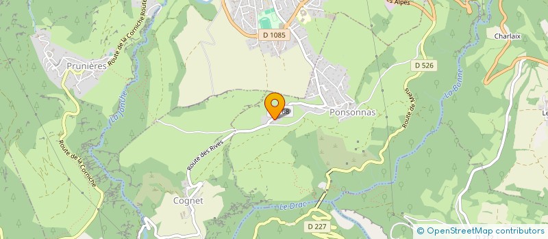 localisation de l'entreprise GFM CONNECT  PONSONNAS