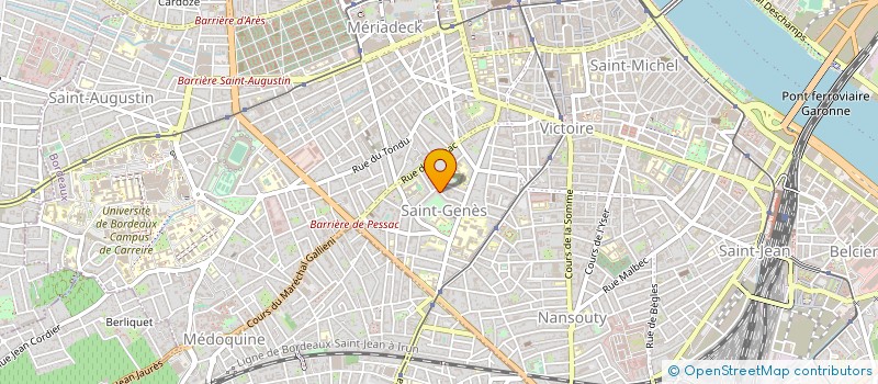 localisation de l'entreprise GFMJM  BORDEAUX