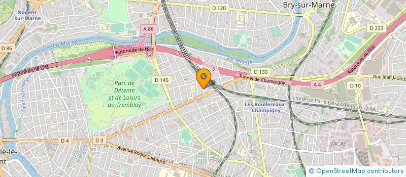 localisation de l'entreprise GFO SECURITE PRIVE à CHAMPIGNY-SUR-MARNE