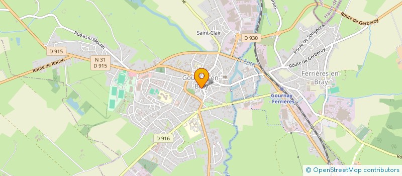 localisation de l'entreprise GFOOD AND CO à GOURNAY-EN-BRAY