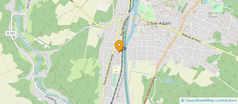 localisation de l'entreprise GFORCES VENTURE  PARMAIN