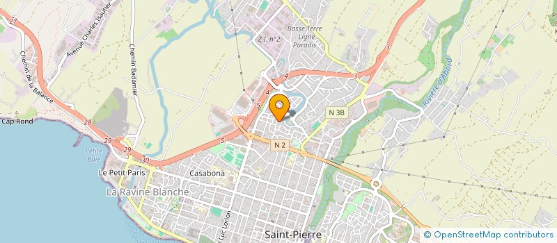 localisation de l'entreprise GFP à SAINT-PIERRE