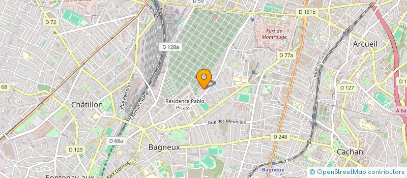 localisation de l'entreprise GFP FINANCE à BAGNEUX
