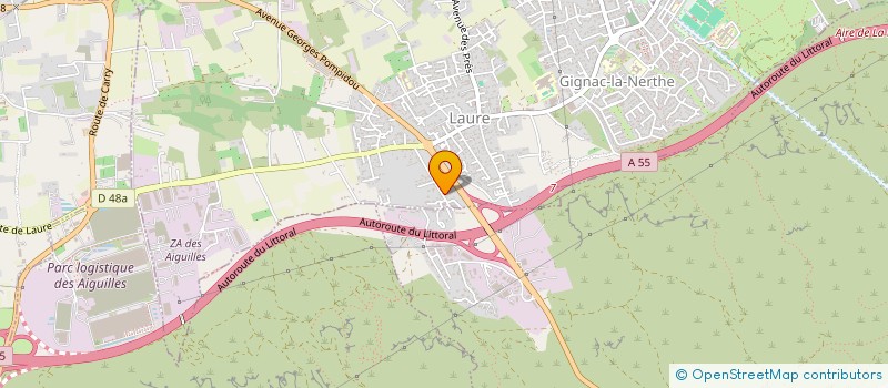 localisation de l'entreprise GFPB à GIGNAC-LA-NERTHE