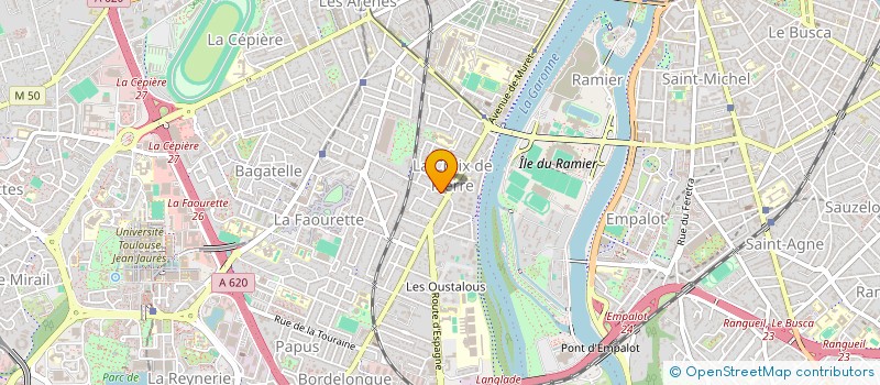 localisation de l'entreprise GFPG INVESTISSEMENTS  TOULOUSE