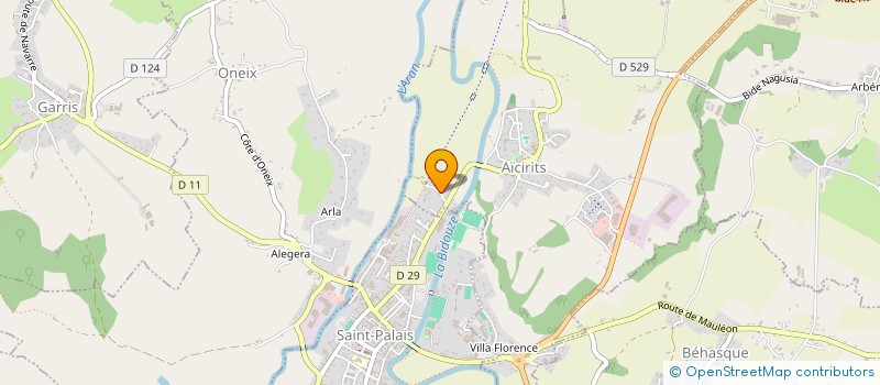 localisation de l'entreprise GFR ABADIA  AICIRITS-CAMOU-SUHAST