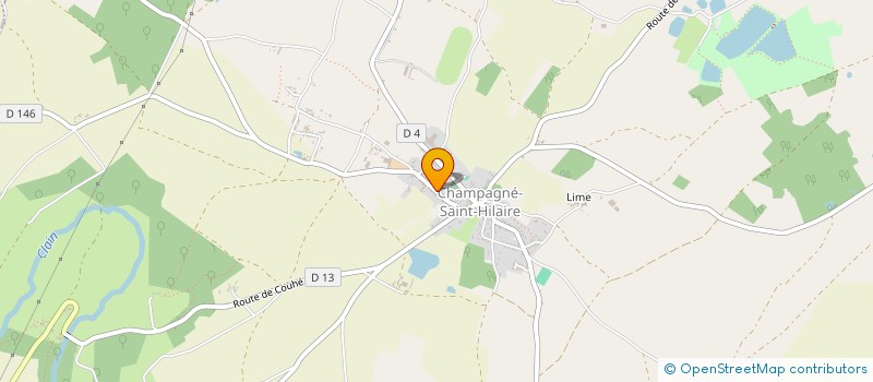 localisation de l'entreprise GFR CAPE  CHAMPAGNE-SAINT-HILAIRE