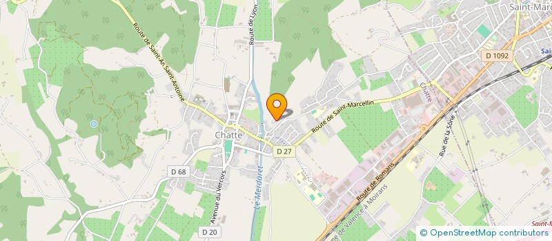 localisation de l'entreprise GFR D'HIERES  CHATTE