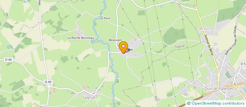 localisation de l'entreprise GFR DE BEAUPRE à SAGNAT