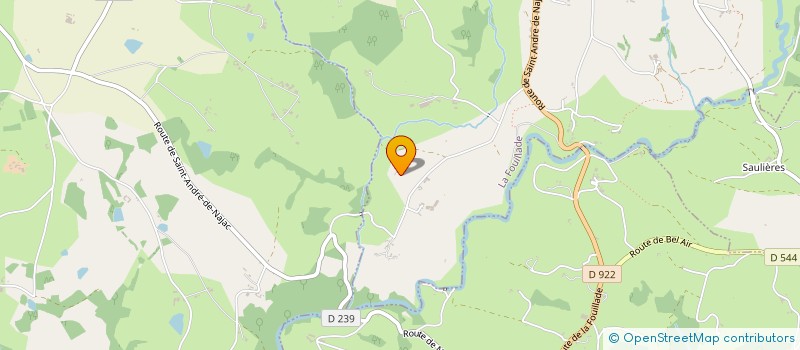 localisation de l'entreprise GFR DE DAOUDOU  NAJAC