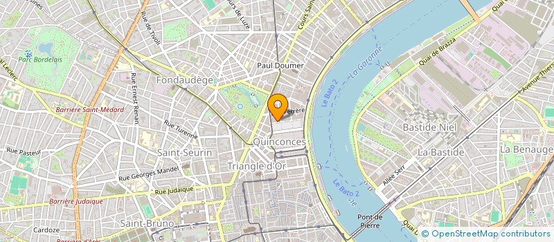 localisation de l'entreprise GFR DE GENICHA  BORDEAUX