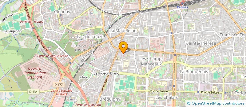 localisation de l'entreprise GFR DE L'OMERAIS LES FOSSES  RENNES