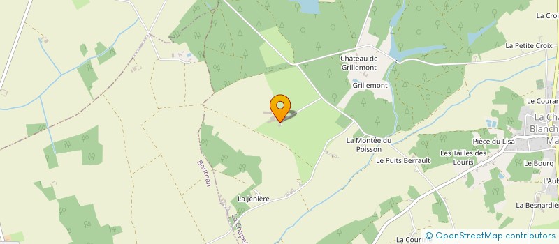 localisation de l'entreprise GFR DE LA BOISSELIERE  LA CHAPELLE-BLANCHE-SAINT-MARTIN