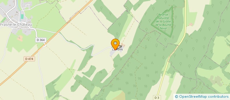 localisation de l'entreprise GFR DE LA BOLLERELLE  FRASNE-LE-CHATEAU