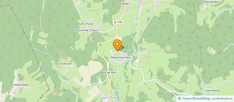 localisation de l'entreprise GFR DE LA BOULAS  SAINT-PRIX