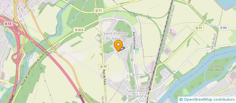 localisation de l'entreprise GFR DE LA CERISAIE  SAINT-ETIENNE-DU-VAUVRAY