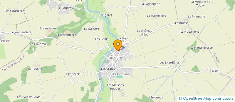 localisation de l'entreprise GFR DE LA CROIX BLANCHE  TAUXIGNY-SAINT-BAULD