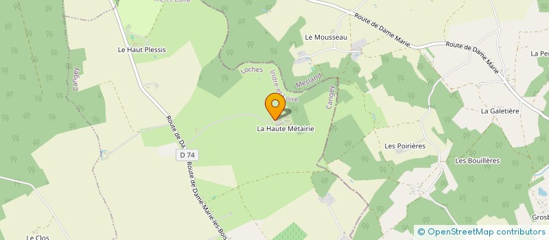 localisation de l'entreprise GFR DE LA HAUTE METAIRIE  CANGEY