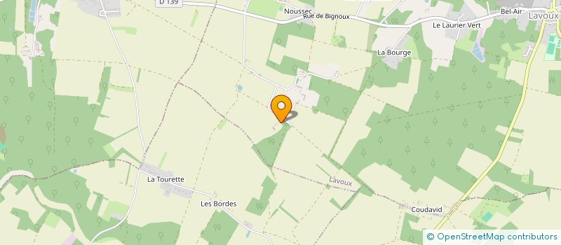 localisation de l'entreprise GFR DE LA PAQUERIE  LAVOUX