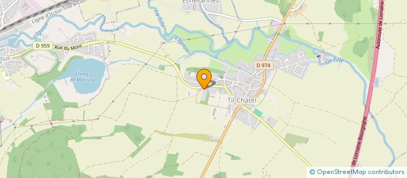 localisation de l'entreprise GFR DE LA PETIT FORET  TIL-CHATEL