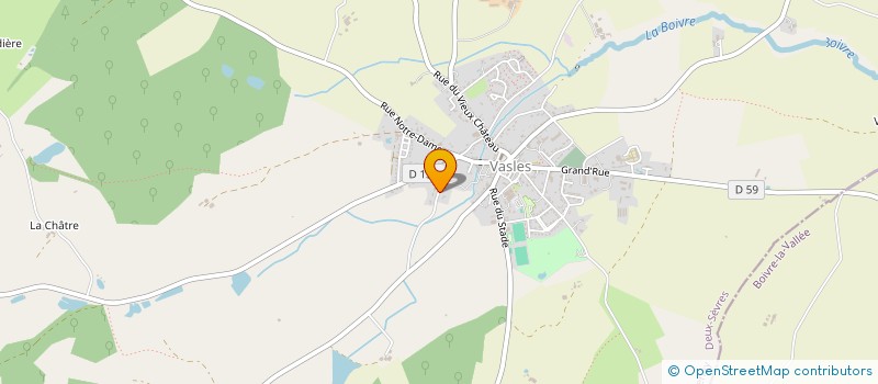 localisation de l'entreprise GFR DE LA SAYETTE  VASLES