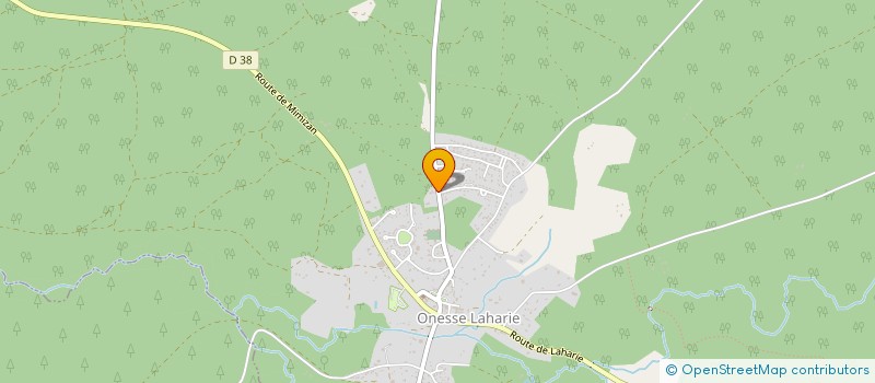 localisation de l'entreprise GFR DE LESTATJAOU  ONESSE-LAHARIE