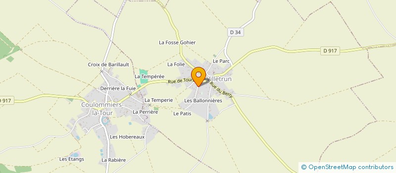 localisation de l'entreprise GFR DE NICOLAETI  VILLETRUN