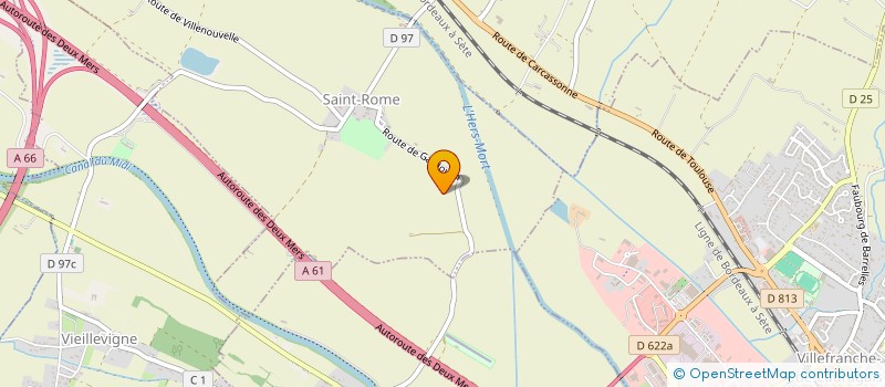 localisation de l'entreprise GFR DE SAINT ROME  SAINT-ROME