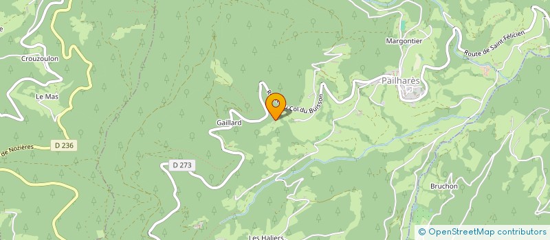 localisation de l'entreprise GFR DE TISSERON  PAILHARES