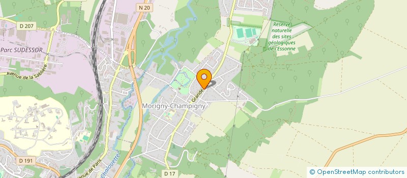 localisation de l'entreprise GFR DE TRAPEAU  ORMOY-LA-RIVIERE