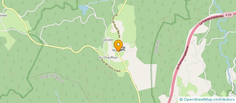 localisation de l'entreprise GFR DE VEDRENNE  EGLETONS