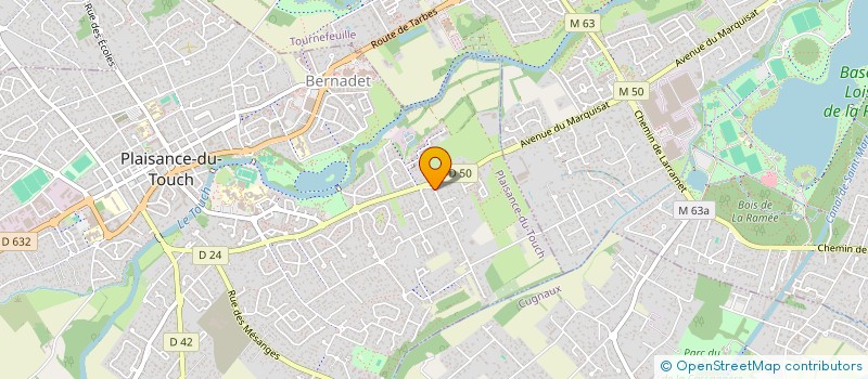 localisation de l'entreprise GFR DES 4 CHENES  PLAISANCE-DU-TOUCH