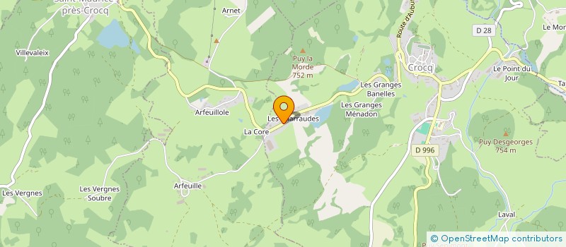 localisation de l'entreprise GFR DES CHARRAUDES à CROCQ