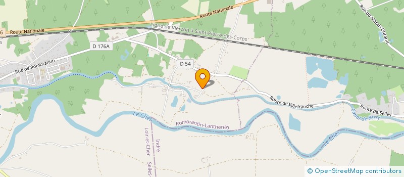 localisation de l'entreprise GFR DES NOUIES  GIEVRES