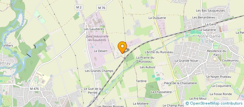 localisation de l'entreprise GFR DES PARENTS  CHANCEAUX-SUR-CHOISILLE