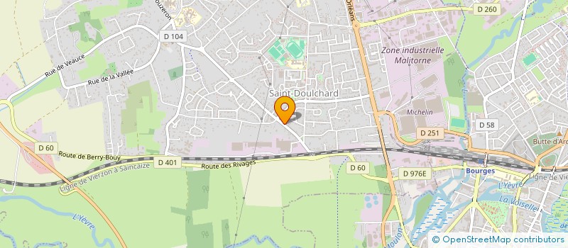 localisation de l'entreprise GFR DES POIGNONS  SAINT-DOULCHARD