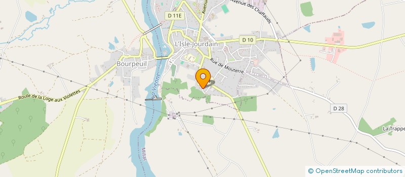 localisation de l'entreprise GFR DES PRES BOISES DE L'ETANG  L'ISLE-JOURDAIN
