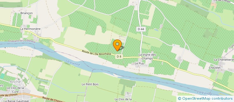 localisation de l'entreprise GFR DES QUATRE VENTS à CRAVANT-LES-COTEAUX