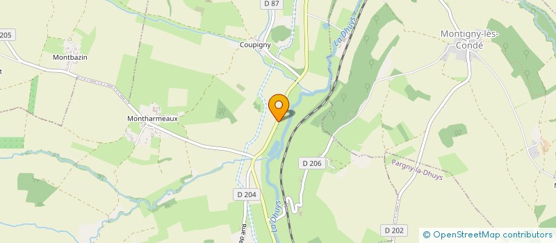 localisation de l'entreprise GFR DES ROSELLES  MONTLEVON