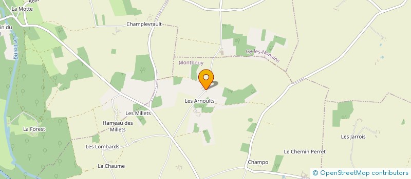 localisation de l'entreprise GFR DES TROIS PAROISSES  MONTBOUY
