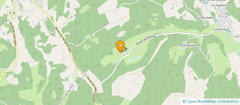 localisation de l'entreprise GFR DOMAINE BEAUREGARD  PLAZAC