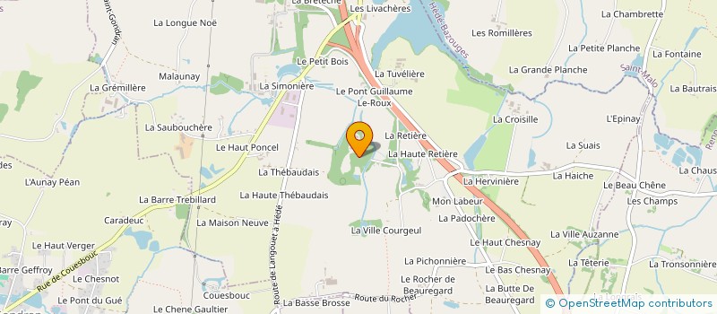 localisation de l'entreprise GFR DOMAINE DE LA CHATIERE  SAINT-SYMPHORIEN