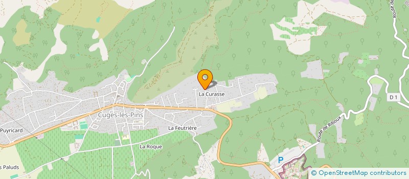 localisation de l'entreprise GFR DOMAINE DU POURPAREL  CUGES-LES-PINS