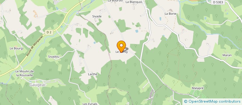 localisation de l'entreprise GFR DU BEROY  CAPDROT