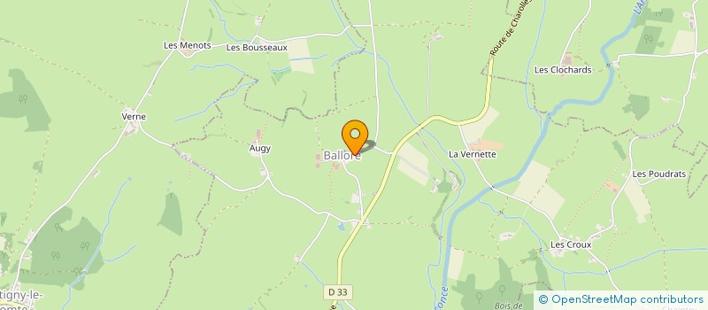 localisation de l'entreprise GFR DU CARROUGE  BALLORE