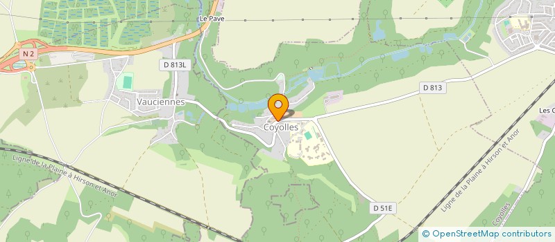 localisation de l'entreprise GFR DU CHAMP FAMILIER  COYOLLES