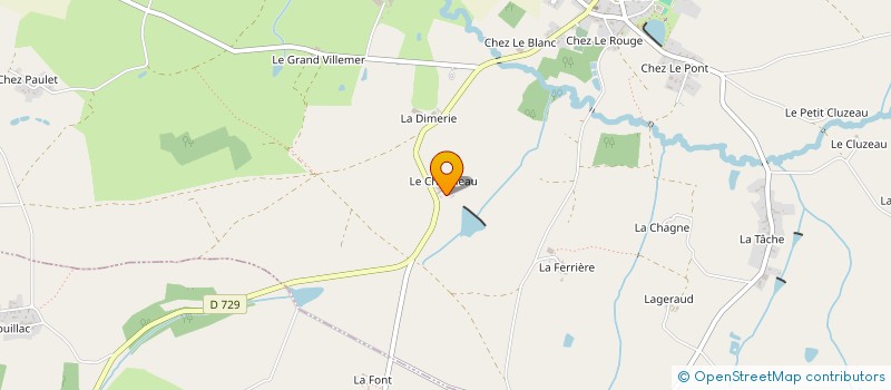 localisation de l'entreprise GFR DU COTEAU  MOUTERRE-SUR-BLOURDE