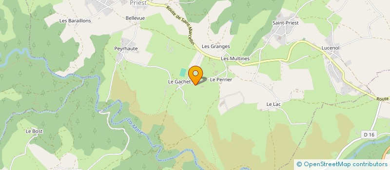 localisation de l'entreprise GFR DU HAUT FOREZ  BOISSET-SAINT-PRIEST