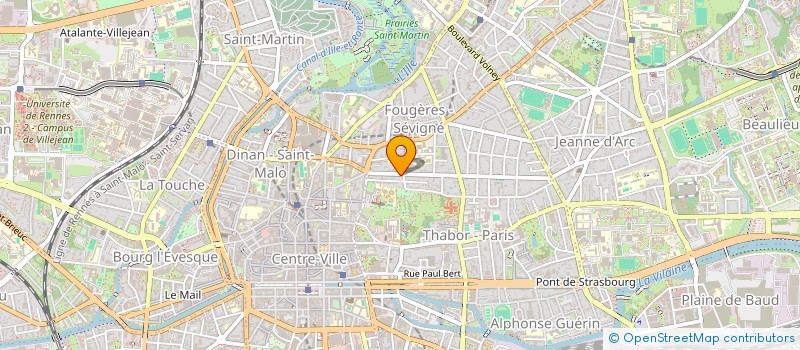 localisation de l'entreprise GFR DU PRIEURE  RENNES