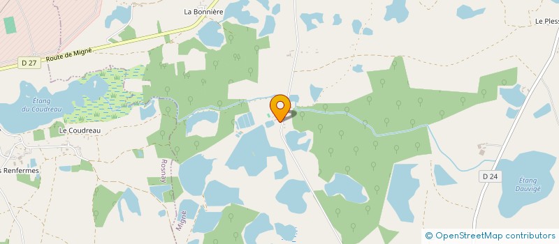 localisation de l'entreprise GFR DU RAINJOUX à MIGNE